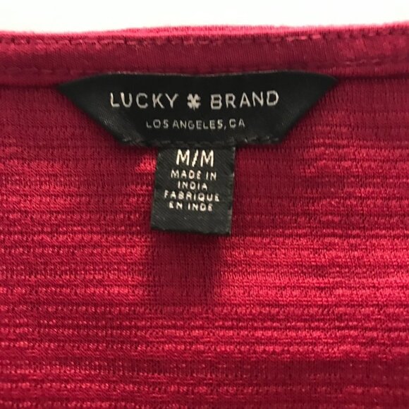 NWT - Lucky Brand Sleeveless Button Down Tie-Front - Picture 3 of 6